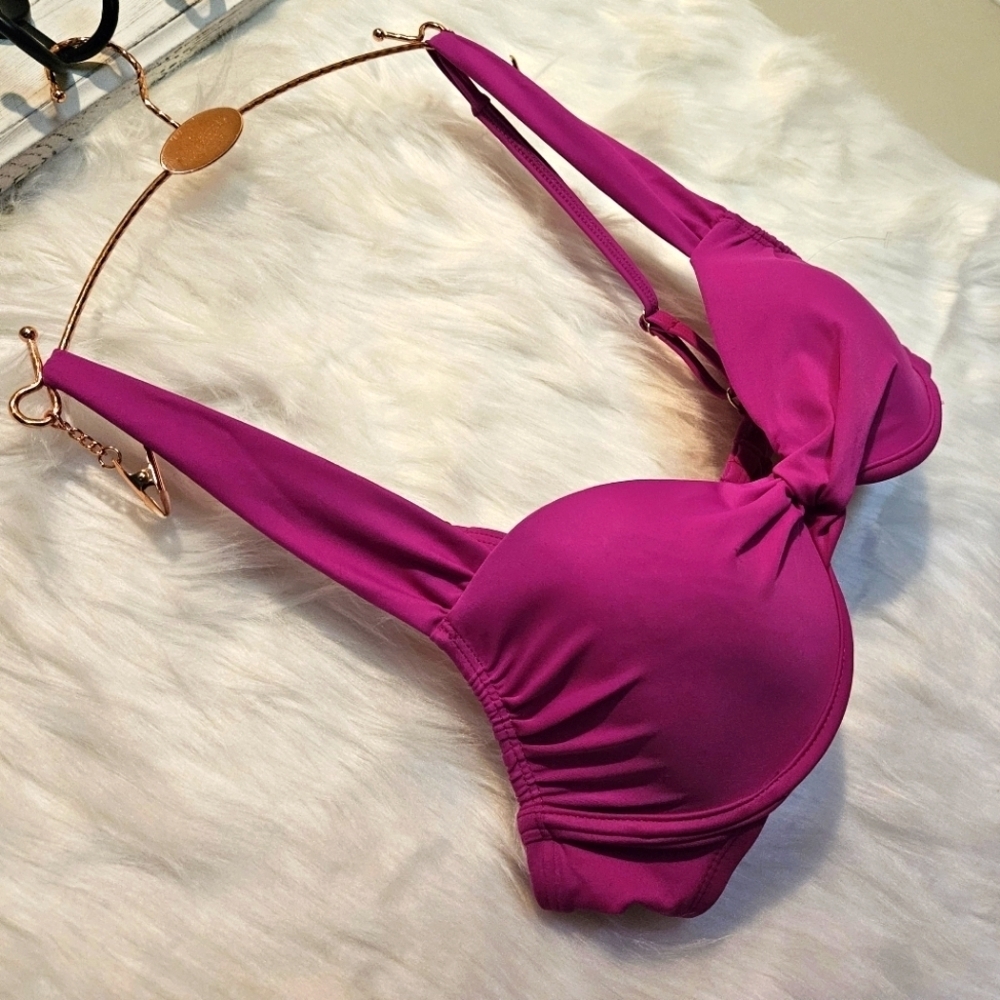George Twist Front Underwire Bikini Top